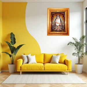 Lord Ganesha Golden Designer Photo Frame | 18x22 Inch Religious Wall Hanging Frame For Home, Office Decoration and Spiritual Gift Item (M5) Lord Ganesha Golden Designer Photo Frame | 18x22 Inch Religious Wall Hanging Frame For Home, Office Decoration and Spiritual Gift Item (M5)