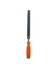 Nicholson Lima Plana Flat File – 12-Inch Double-Cut Hand File with Ergonomic Handle for Metal, Wood & Plastic – Heavy Duty High Carbon Steel Filing Tool (small)