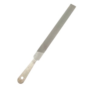 Stainless Steel Flat Hand File | Metal Filing Tool for Wood, Iron & Plastic | Durable Manual File Tool