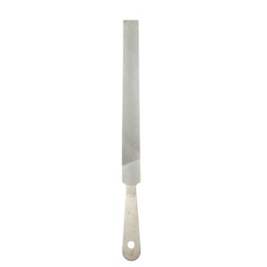 Stainless Steel Flat Hand File | Metal Filing Tool for Wood, Iron & Plastic | Durable Manual File Tool