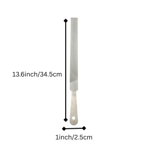 Stainless Steel Flat Hand File | Metal Filing Tool for Wood, Iron & Plastic | Durable Manual File Tool