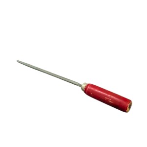 Round File with Wooden Handle | Heavy Duty Steel Metal Filing Tool for Wood, Metal & DIY Work | Comfortable Grip Hand File for Workshop & Home Use