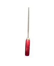 Round File with Wooden Handle | Heavy Duty Steel Metal Filing Tool for Wood, Metal & DIY Work | Comfortable Grip Hand File for Workshop & Home Use