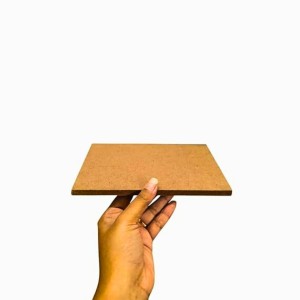 8mm MDF Boards for DIY Arts & Crafts (Pack of 4) | Premium Wood MDF Sheets for Painting, Resin Art, Fluid Art, Decoupage, Mandala Art, Pyrography & Lamination | Smooth Surface Craft Boards. (10x12 inch)