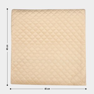 Home Beautiful Cream Microfiber Cushion Cover