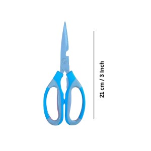 HI TECH Sales MD9340 Multi-Purpose Kitchen & Utility Scissors – 8.5” Stainless Steel Shears with Ergonomic Grip – Heavy Duty for Poultry, Herbs, Food Prep, Craft & Home Use
