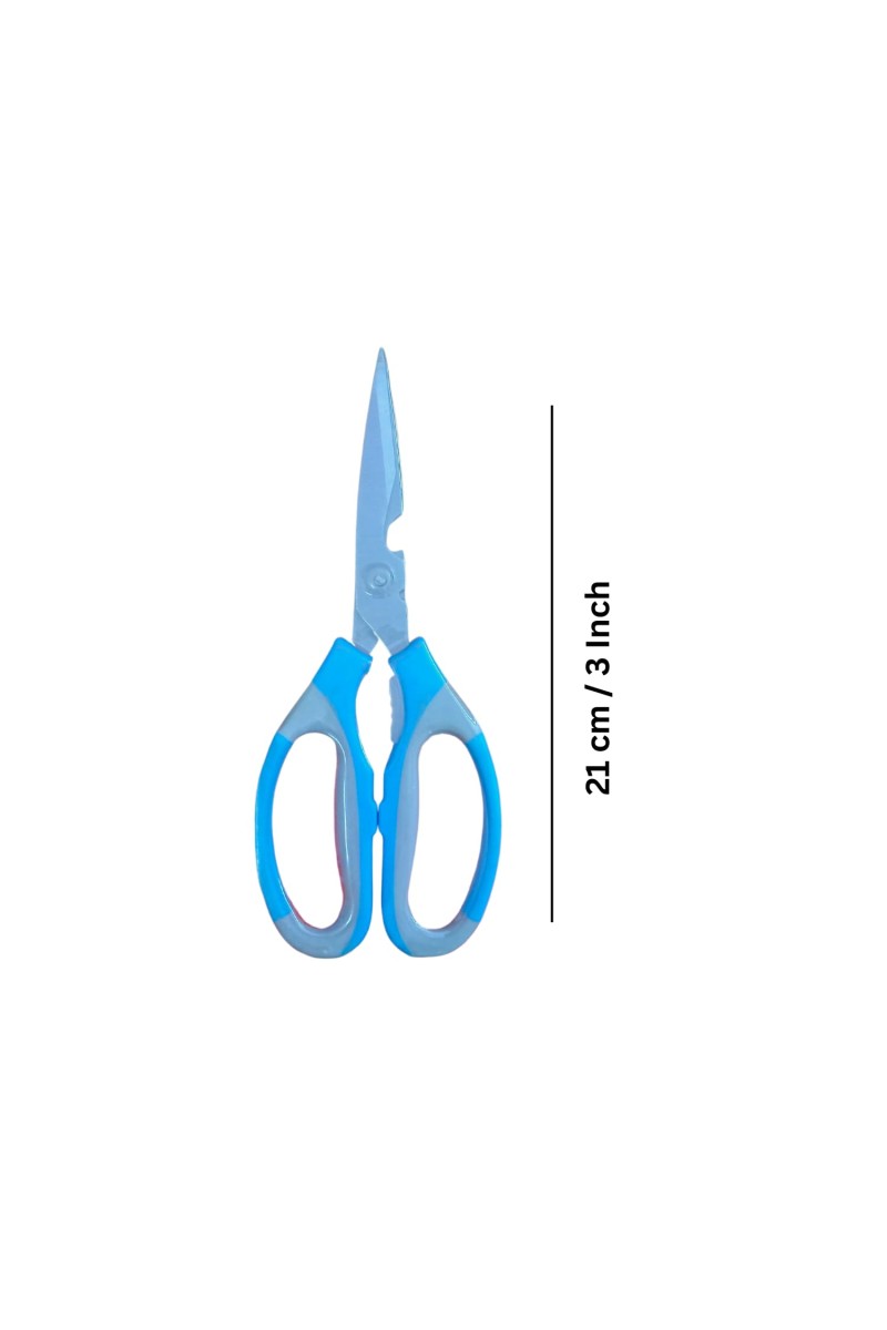HI TECH Sales MD9340 Multi-Purpose Kitchen & Utility Scissors – 8.5” Stainless Steel Shears with Ergonomic Grip – Heavy Duty for Poultry, Herbs, Food Prep, Craft & Home Use