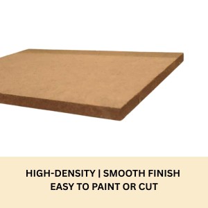 8mm MDF Boards for DIY Arts & Crafts (Pack of 10) | Premium Wood MDF Sheets for Painting, Resin Art, Fluid Art, Decoupage, Mandala Art, Pyrography & Lamination | Smooth Surface Craft Boards. (5x7)