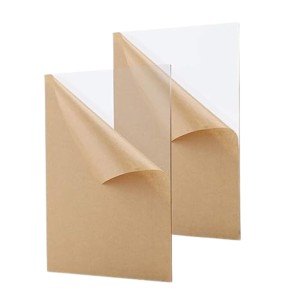 HiTechMart Acrylic Sheet 3mm Clear – Transparent Acrylic Glass Sheet for Painting, Art & Craft, DIY Projects, Signage, Office, Wedding Decorations, Photo Frames, School Use (4x6 inch - Pack of 1)