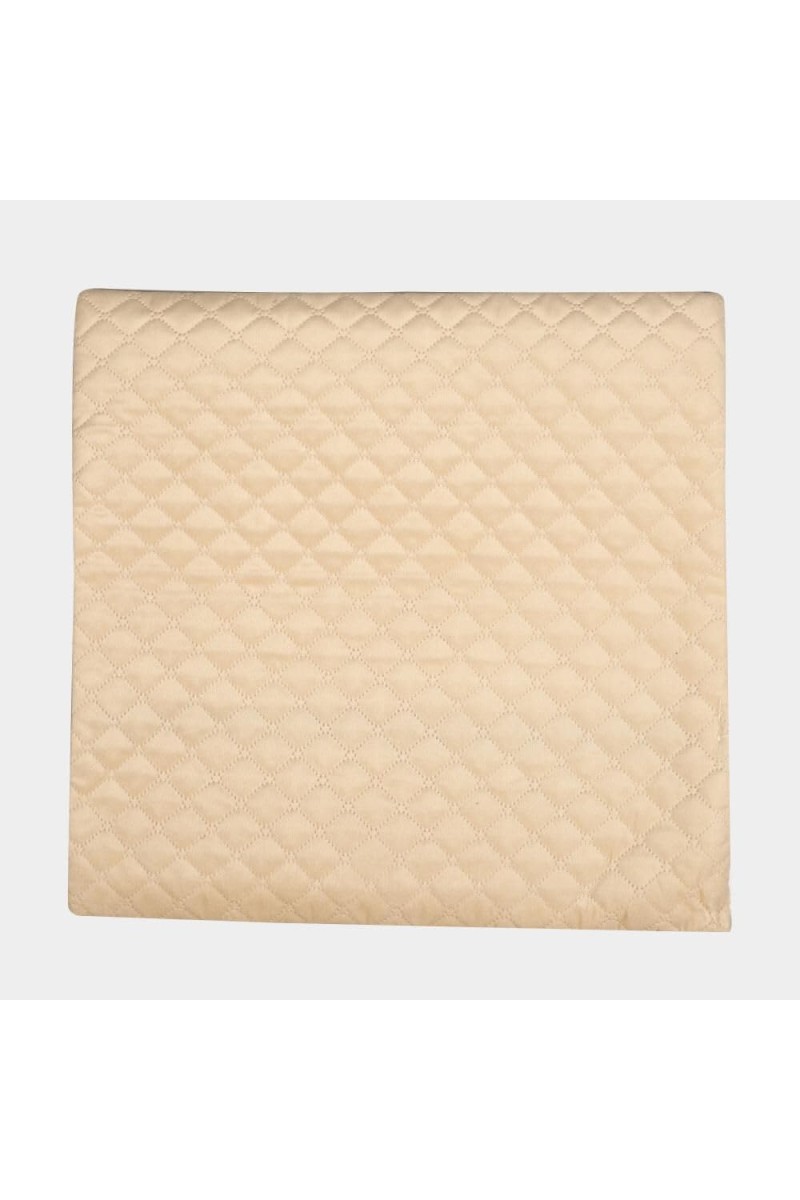 Home Beautiful Cream Microfiber Cushion Cover