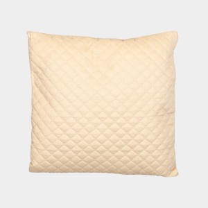Home Beautiful Cream Microfiber Cushion Cover