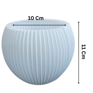 Combo of 2 Plastic Flower Pots