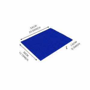 Hitech Sales, Premium Non-Slip Door Mat for Indoor & Outdoor Use – Water-Absorbent and Easy to Clean (Blue)