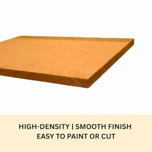 8mm MDF Boards for DIY Arts & Crafts (Pack of 10) | Premium Wood MDF Sheets for Painting, Resin Art, Fluid Art, Decoupage, Mandala Art, Pyrography & Lamination | Smooth Surface Craft Boards. (6x8inch) (6x8)