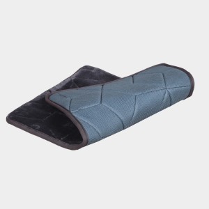 Home Beautiful Grey Polyester Bath Mat