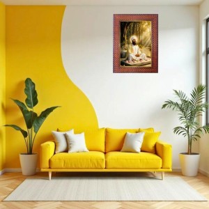 Swami Vivekanand Photo Frame Religious Wall & Table Decor Frame | Swami Vivekanand Spiritual Photo Frame For Home, Temple & Office | Decorative Hindu God & Goddess Frame (Pack Of 1) (F1