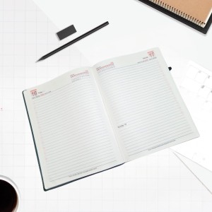 Leather Cover Hardbound 2026 Diary | New Year Daily Planner with Monthly Calendar | Office, Study & Personal Organizer