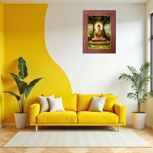 Lord SuryaDev Photo Frame Religious Wall & Table Decor Frame | Lord SuryaDev Spiritual Photo Frame For Home, Temple & Office | Decorative Hindu God & Goddess Frame (Pack Of 1) (F18205)