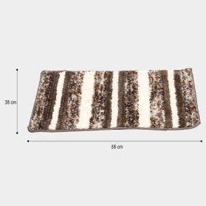 Home Beautiful Anti-Skid Beige Polyester Door Mat