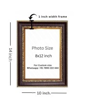 8x12 Inch Blank Photo Frame for Wall Decoration | Photo Frame for Home & Office Decor | Picture Frame for Table or Wall Display | Stylish Frame for Photos, Memories & Gifts