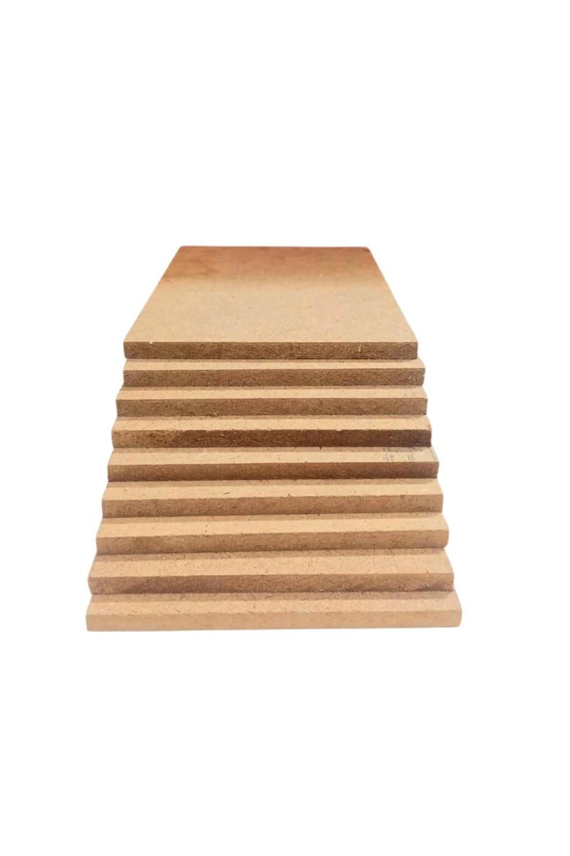 8mm MDF Boards for DIY Arts & Crafts (Pack of 10) | Premium Wood MDF Sheets for Painting, Resin Art, Fluid Art, Decoupage, Mandala Art, Pyrography & Lamination | Smooth Surface Craft Boards. (5x7)