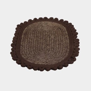 Home Beautiful Brown Polyester Door Mat