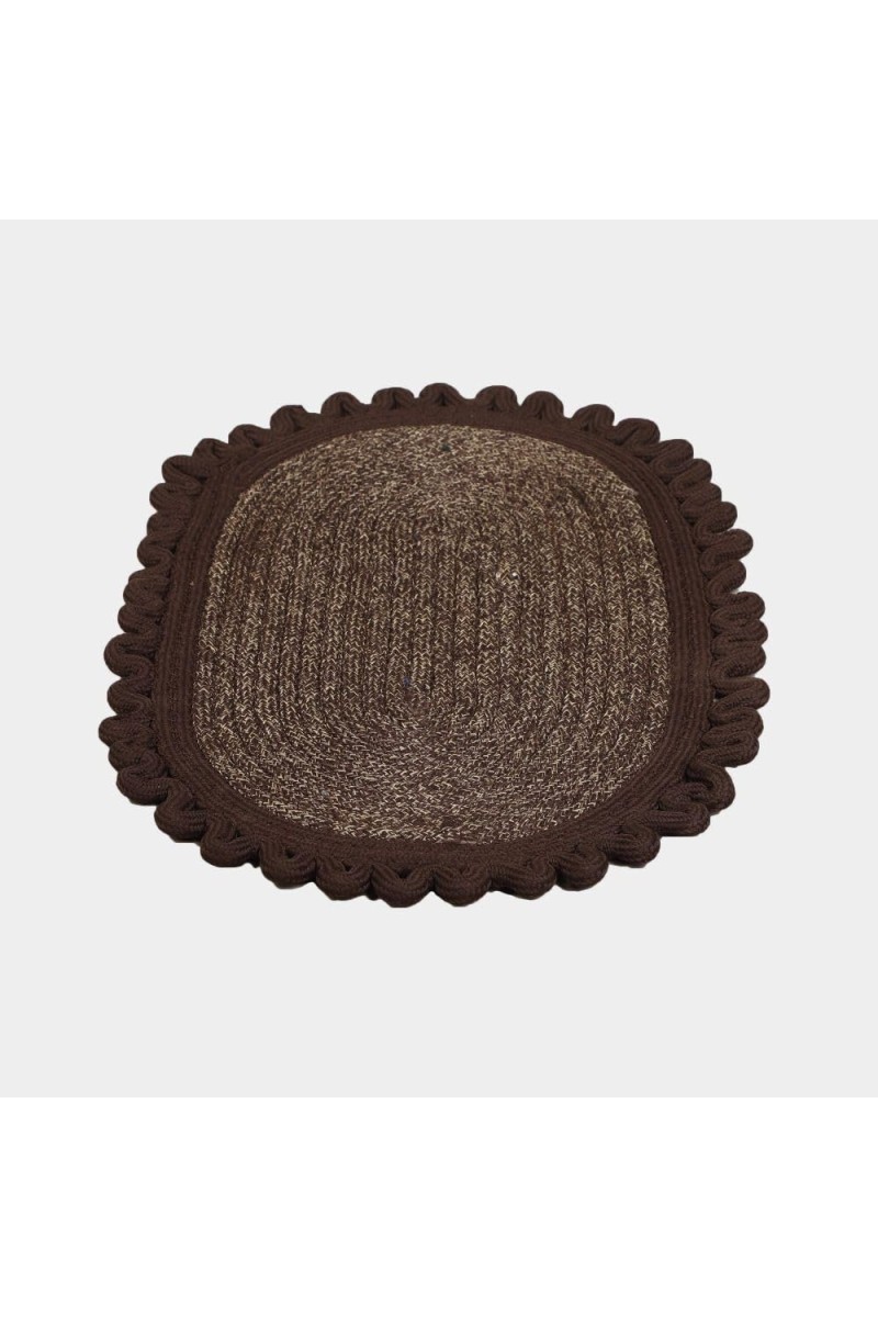 Home Beautiful Brown Polyester Door Mat