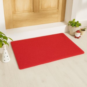 Hitech Sales, Premium Non-Slip Door Mat for Indoor & Outdoor Use – Water-Absorbent and Easy to Clean (RED)