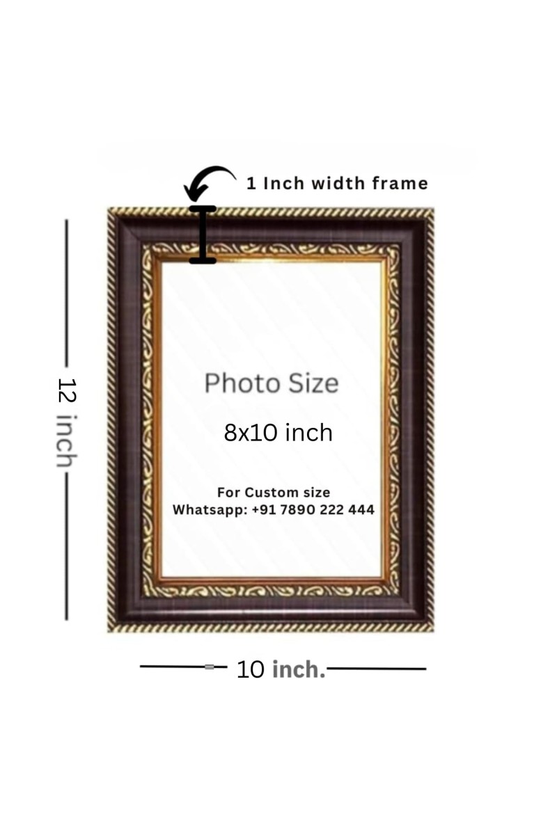 8x10 Inch Blank Photo Frame for Wall Decoration | Photo Frame for Home & Office Decor | Picture Frame for Table or Wall Display | Stylish Frame for Photos, Memories & Gifts