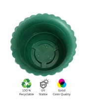 HitechMart Large Flower Pots (8''H x 10''W) – Stylish Planters for Indoor & Outdoor Plants, Succulents, and Herbs