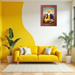 Guru Gobind Singh Ji Photo Frame 21X25 Inch Religious Wall & Table Decor Frame | Guru Gobind Singh Ji Spiritual Photo Frame For Home, Temple & Office (F18244X21X25)