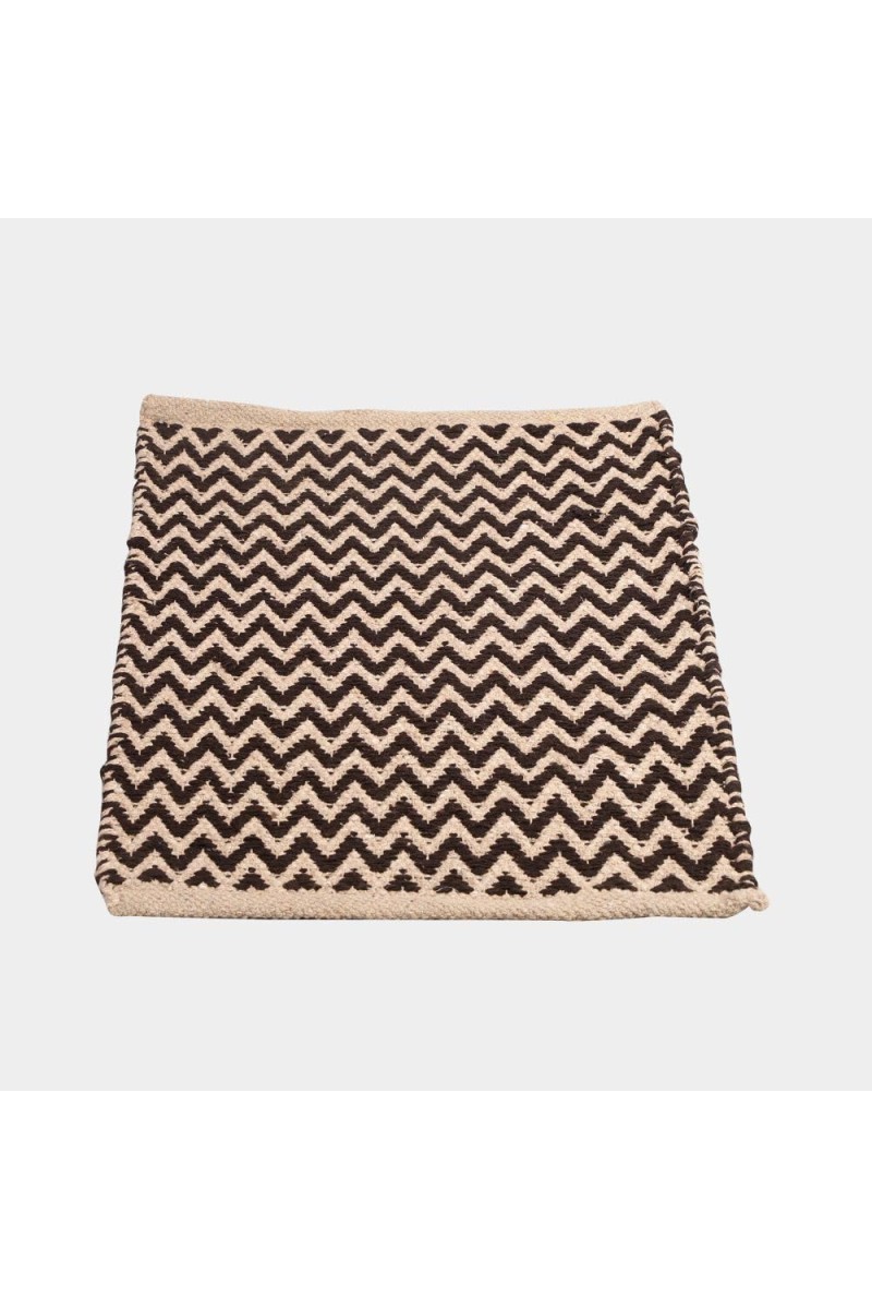 Home Beautiful Anti-Skid Beige Polyester Cotton Door Mat