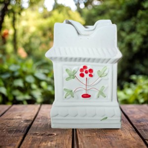 Ceramic Tulsi Pot for Home | Handmade, Vastu-Friendly, Tulsi Planter for Puja Mandir & Balcony