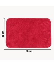 Hi Tech Sales Anti Slip Floor Water Absorbent Door Mat || Bathmat & Home, Kitchen, Office Entrance Mats || Rectangular, Black & White (38 x 58 cm)