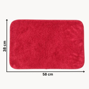 Hi Tech Sales Anti Slip Floor Water Absorbent Door Mat || Bathmat & Home, Kitchen, Office Entrance Mats || Rectangular, Black & White (38 x 58 cm)