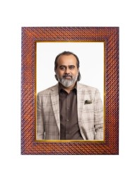 Adi Shankaracharya Photo Frame 21X25 Inch Religious Wall & Table Decor Frame | Adi Shankaracharya Spiritual Photo Frame For Home, Temple & Office (F18318X21X25)