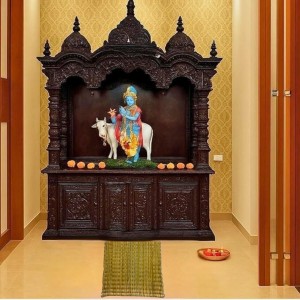 Handmade Grass Aasan Carpet Combo Set of 2 | Traditional Puja & Meditation Mat | Eco-Friendly Foldable Reed Chatai for Prayer, Yoga & Sitting | Durable Floor Mat