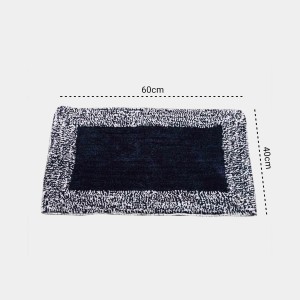 Home Beautiful Anti-Skid Blue Polyester Door Mat