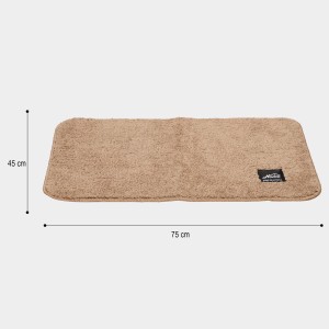Home Beautiful Anti-Skid Beige Microfiber Door Mat