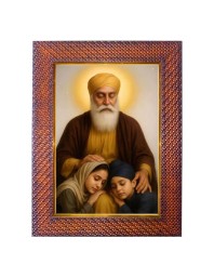 Swami Ramkrishna Paramhans Photo Frame 19X23 Inch Religious Wall & Table Decor Frame | Swami Ramkrishna Paramhans Spiritual Photo Frame For Home, Temple & Office (F18259X19X23)