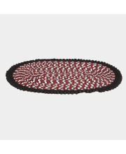 Home Beautiful Black Polyester Door Mat Home Beautiful Black Polyester Door Mat