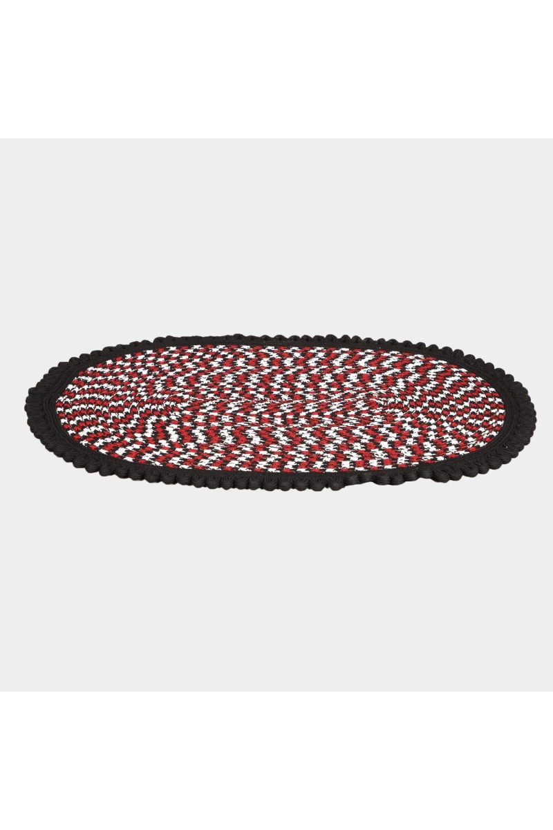 Home Beautiful Black Polyester Door Mat