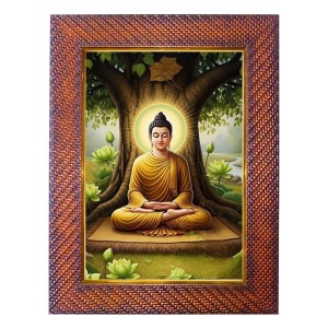 Lord SuryaDev Photo Frame Religious Wall & Table Decor Frame | Lord SuryaDev Spiritual Photo Frame For Home, Temple & Office | Decorative Hindu God & Goddess Frame (Pack Of 1) (F18205)