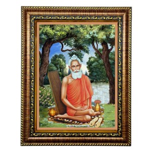 Hi Tech Sales Ma Lakshmi Ma Saraswati Lord Shri Ganesh Photo Frame for wall/table, Study & living room, gifts (10 X 12)