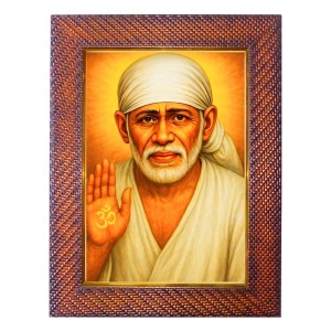 Swami Chinmayananda Saraswati Photo Frame Religious Wall & Table Decor Frame | Swami Chinmayananda Saraswati Spiritual Photo Frame For Home, Temple & Office | Decorative Hindu God & God