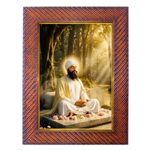 Swami Vivekanand Photo Frame Religious Wall & Table Decor Frame | Swami Vivekanand Spiritual Photo Frame For Home, Temple & Office | Decorative Hindu God & Goddess Frame (Pack Of 1) (F1