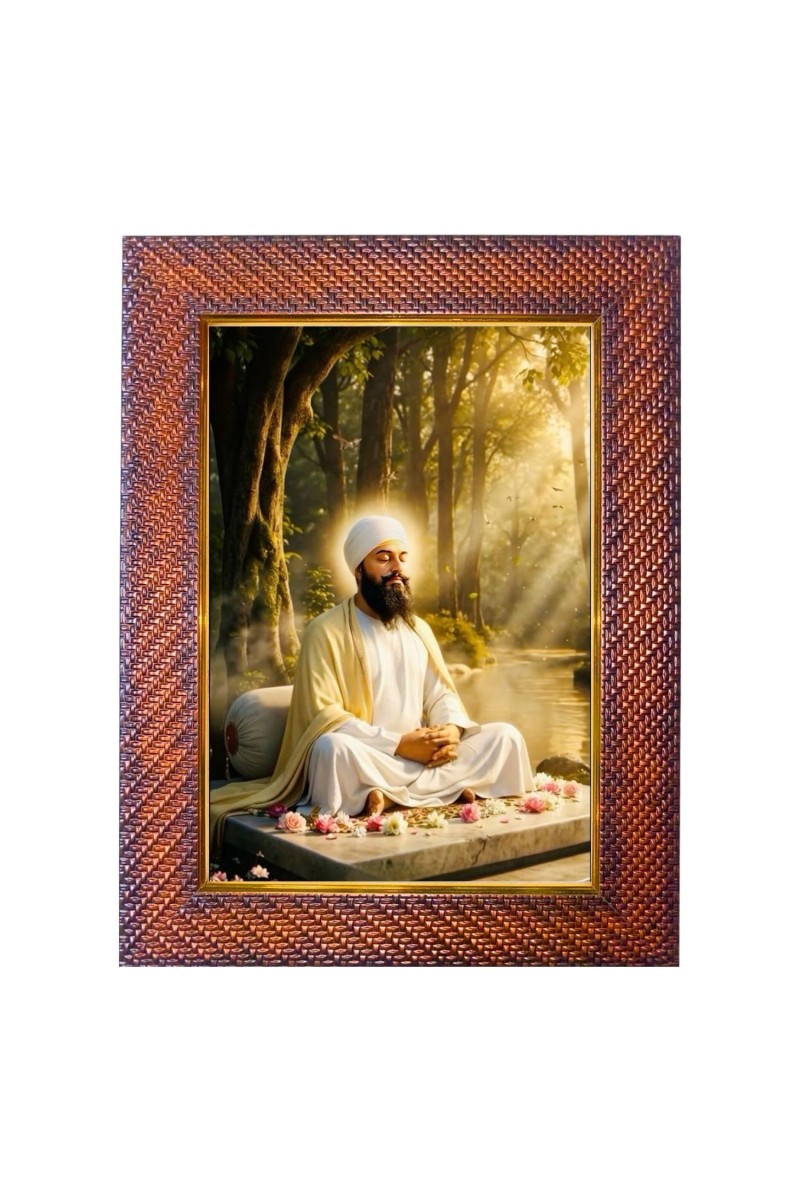 Swami Vivekanand Photo Frame Religious Wall & Table Decor Frame | Swami Vivekanand Spiritual Photo Frame For Home, Temple & Office | Decorative Hindu God & Goddess Frame (Pack Of 1) (F1