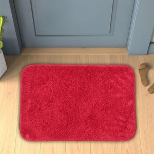 Hi Tech Sales Anti Slip Floor Water Absorbent Door Mat || Bathmat & Home, Kitchen, Office Entrance Mats || Rectangular, Black & White (38 x 58 cm)