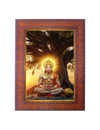 Lord Shani Photo Frame 17X21 Inch Religious Wall & Table Decor Frame | Lord Shani Spiritual Photo Frame For Home, Temple & Office | Decorative Hindu God & Goddess Frame (Pack Of 1) (F18230)