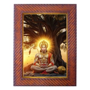 Lord Shani Photo Frame 17X21 Inch Religious Wall & Table Decor Frame | Lord Shani Spiritual Photo Frame For Home, Temple & Office | Decorative Hindu God & Goddess Frame (Pack Of 1) (F18230)